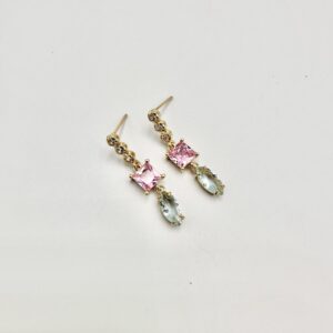 CZ Pink & blue duo