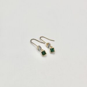 Malachite & Howlite duo
