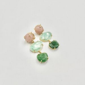 Rose Quartz, Amazonite & Agate trio