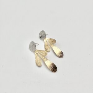 Brushed gold & silver duo